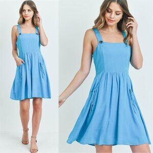 BOHO BABE BLUE DRESS
